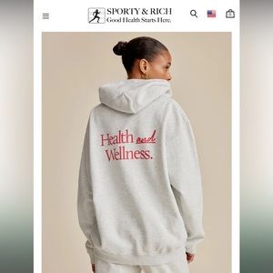SALE NWT Sporty and Rich hoodie